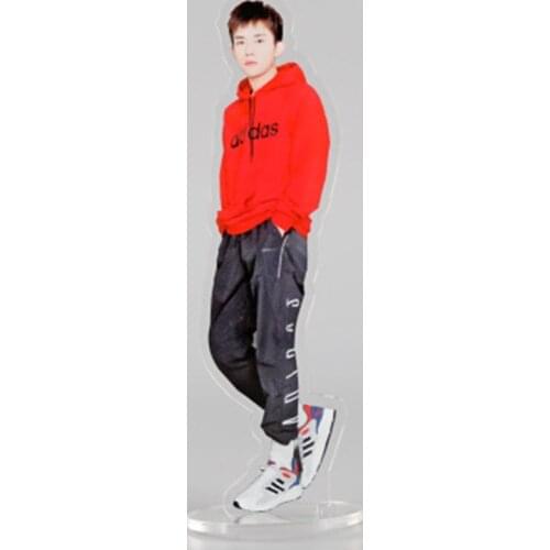 TFBOYS Transparent Cute Stand Figure Model Table Decoration Jackson Roy Karry