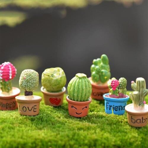Resin Plant Ornaments Diy Assembly Micro Landscape Decoration Ornaments