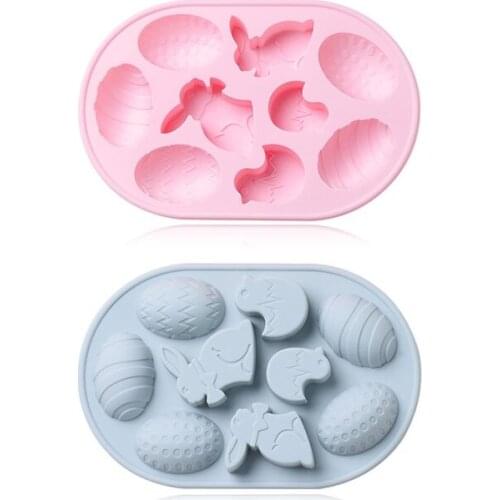 Rabbit Cartoon Gummies Silicone Mold Childrens Food Supplement Mold 3D Small Animal Cake Decoration Kitchen Baking Tools