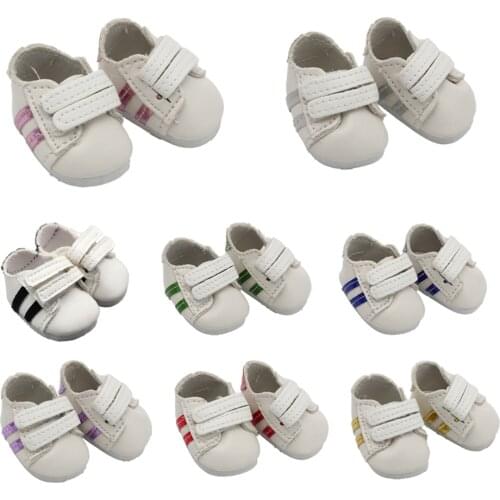 Assorted 5cm PU Leather Sports Shoes For 1/6 BJD Doll Fashion Mini Toy 5cm Canvas Shoe for Russian Doll Accessories