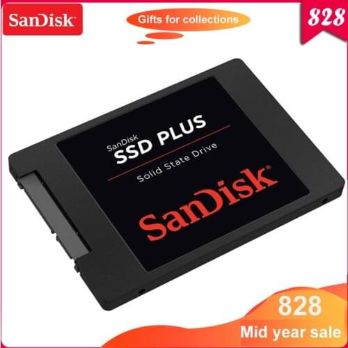 Original Sandisk SSD PLUS 120GB SATA 3 2.5 inch Internal Solid State Drive HDD Hard Disk HD SSD Notebook PC SSD 240GB 480GB 1TB