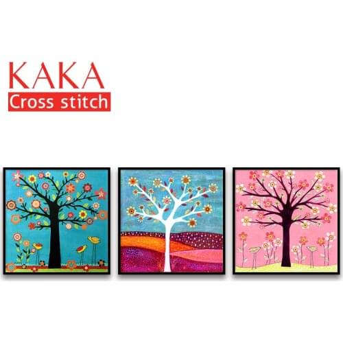 Cross stitch kits,Embroidery needlework sets with printed pattern,11CT-canvas for Home Decor Painting,Flowers Full NCKF099