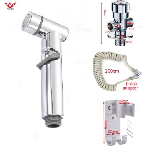 Wetips Toilet Jet Cleaner Toilet Shower Bidet Faucet For Bidet Shattaf Mix For Bidet Cleaner Anus Ducha Bidet Sprayer Set