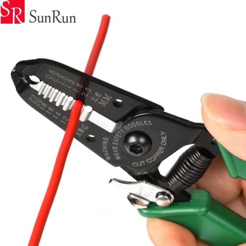 1pcs Multifunction Tool 7 inch Wire Stripper Pliers Cutter 0.6- 2.6mm Hand Tools free shipping