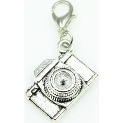 20pcs Silver camera charms dangle charms lobster clasp hanging charms diy bracelets&bangles jewelry accessory charm