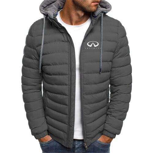 2021 Infiniti Top Quality White Duck Down Jacket Men Thick Winter New Hat Detached Warm Parka Waterproof Windproof Degrees