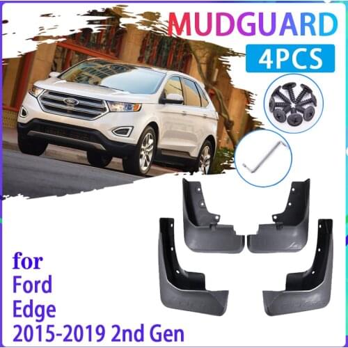 4 PCS Car Mud Flaps for Ford Edge 2015~2019 2016 2017 2018 Mudguard Splash Guards Fender Mudflaps Auto Accessories