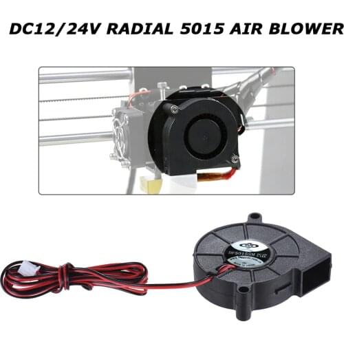 Anet A8 A6 5015/4010 Air blower 12V 24V Ultra-quiet Oil Bearing about 7500 RPM Turbo Small Fan For MakerBot RepRap UP Mendel I3