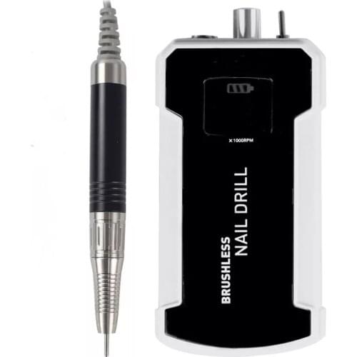 80W 35000RPM Brushless Nail Drill Electric Manicure Drill Machine Rechargeable Pedicure Set with Ceramic Drill bits Tools