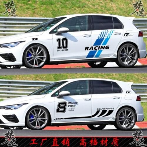 Car stickers FOR Volkswagen GOLF 8 body appearance personalized custom fashion sports special decal film