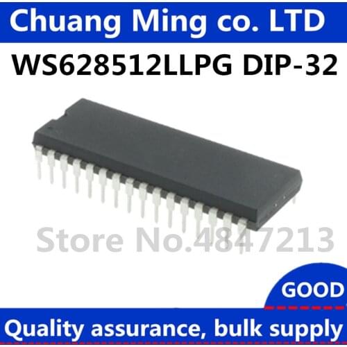 Free Shipping 5pcs/lots WS628512LLPG-55 WS628512LLPG WS628512LL WS628512 WS628512LLPG55 DIP-32