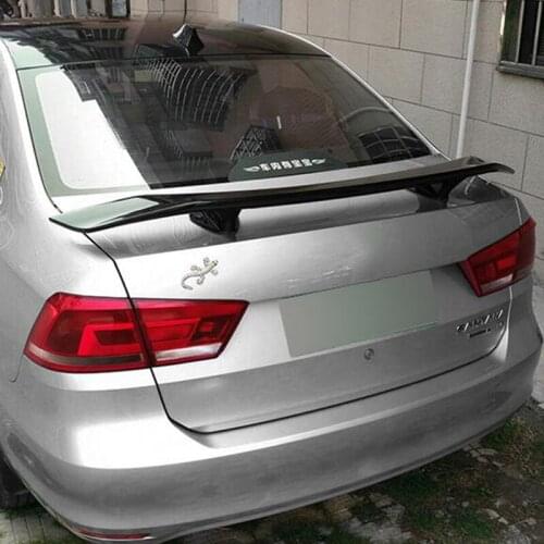 CEYUSOT For Universal Spoiler Wing NEW OLD Volkswagen Jetta ABS Plastic Sedan Trunk Black Tail FIN Accessories VW Body Kit 1990