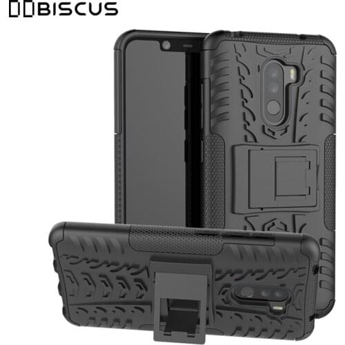 For Xiaomi Pocophone F1 Case Shockproof Cases Heavy Duty Armor Hybrid Silicone Hard plastic For Xiaomi Mi Poco F1 Phone Cover