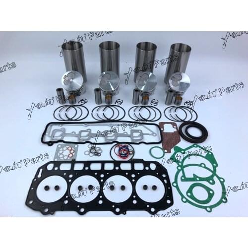 For Yanmar engine parts 4D98E liner kit + full gasket set
