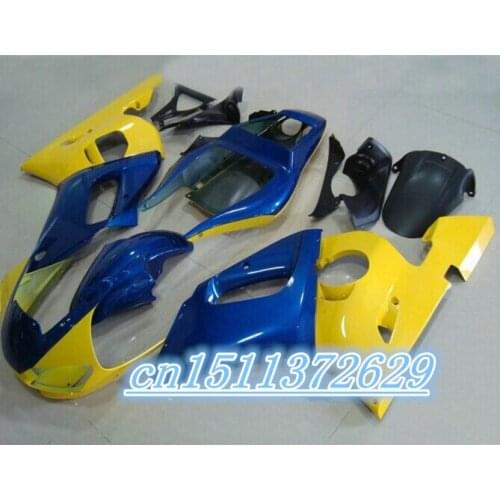 Dor-yellow blue Fairing Bodywork Kits For YZF R6 1998-2002 YZF R6 1998 1999 2000 2001 2002 D