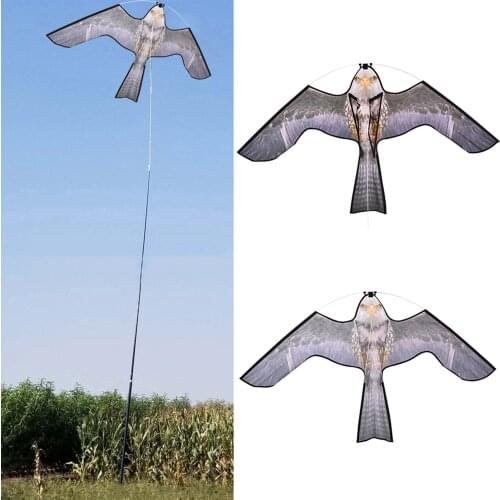 Emulation Flying Hawks Kite Bird Scarer Drive Bird Kite Bird Repellents For Garden Scarecrow Yard Bird Repeller