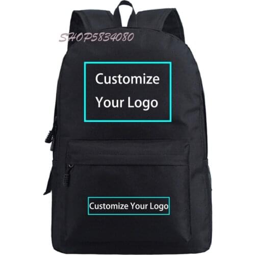 Mochila School Bags for Boys Customize Your Logo Image Backpack for Teenagers School Bags Laptop Bags Waterproof Back To School