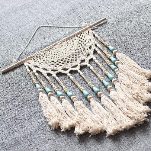 Nordic home decoration pendant tassel dreamcatcher tapestry macrame Woven Wall Hanging decor Dorm Room Decoration curtain Crafts