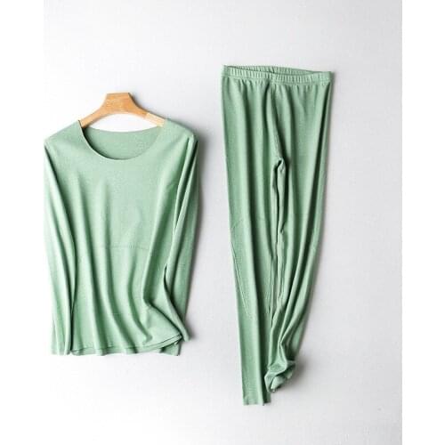 New Velvet Thicken Patch Womens Sleepwear Pajama Set Autumn Winter Long Johns For Men Tight Fit Underwear Thermal Clothing