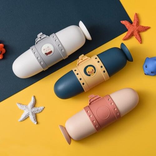 Submarine Dental Kit Travel Toothbrush Storage Box Portable Wash Cup Cute Couple Dental Kit
