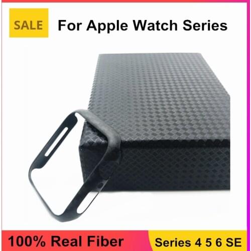 Ultra-thin Anti-Fall Hard Cover For Iwatch Series 4 40 44mm 100% Real Pure Carbon Fiber Case For Apple Watch Series 3 38mm 42mm