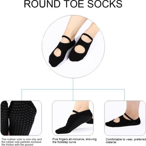 Universal Professional Training Yoga Socks Four Seasons Non-slip Socks Cotton Elastic Floor Socks For Jumping Ballet Yoga