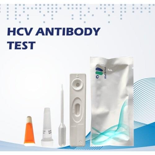 HCV Rapid Test Kit hcv Antibody Test High Accuracy WB/Serum/Plasm Test Strip Home HCV Test Equipment