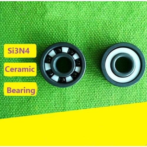 10pcs 6000/6000-2RS/6000 Full Ball 10x26x8 mm Si3N4 full Ceramic bearing deep groove ball bearing 10*26*8mm