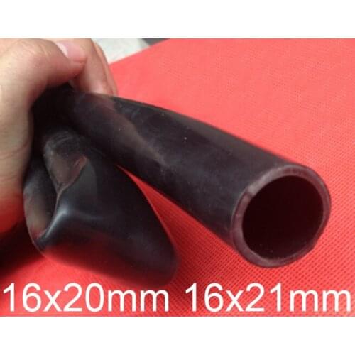 16x20mm 16x21mm 16mm id black silicone tube flexible Black silicon hose high temperature non-toxic dark silicone rubber tubing