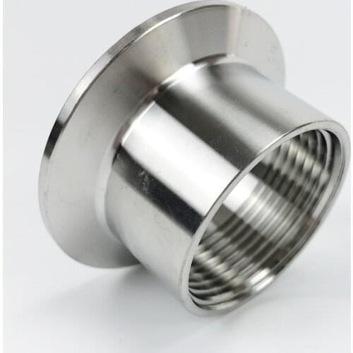 Free Shipping DN40 1.5" (46mm) Adapter For Heating Element ,Tri-clamp 2",Stainless Steel304,Length 30mm