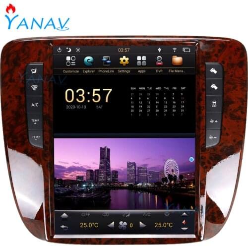 2 Din Android Car Radio Multimedia Receiver For GMC Yukon/ Chevrolet Tahoe/Chevrolet Silverado 2007-2013 Car Video Tape Recorder