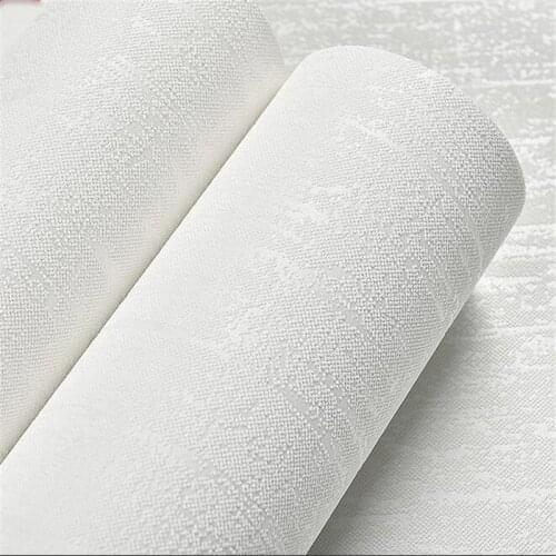 Beibehang Modern minimalist 3D plain non-woven living room diatom mud bedroom Nordic solid color background wall paper