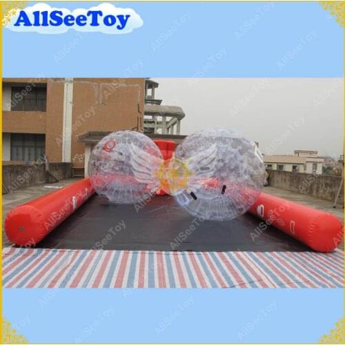 Free Shipping Inflatable Bowling Game Zorb Ball 2 air pump included Good Quality