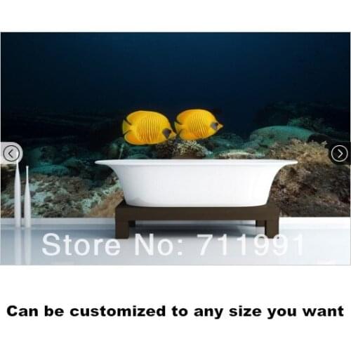 Free shipping Underwater Companions Wall Mural Wallpape
