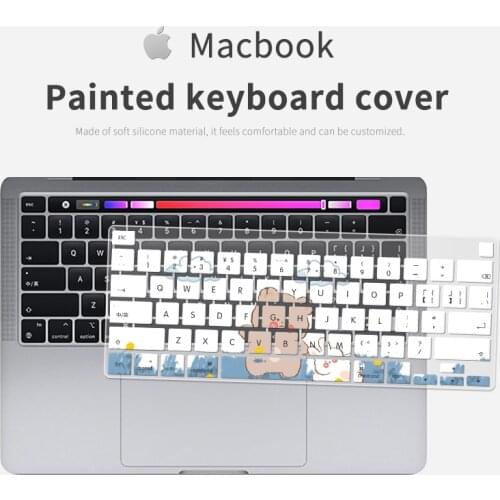 DIY Keyboard Skin Laptop Cover for Macbook Air 13 M1 A2179 A2337 A2338 Macbook Pro 13 Waterproof Soft Silicone Keyboard Cover