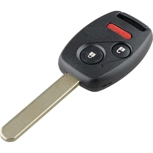 Black Car Key Case for Honda CRV CR-V 2007 2008 2009 2010 2011 2012 2013 3 Buttons Replacement Car Key Shell Accessories