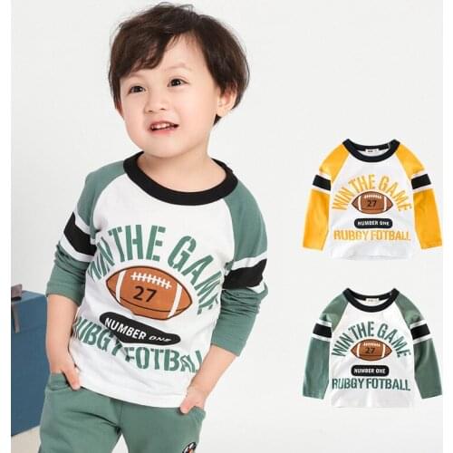 Childrens pure cotton long sleeve T-shirt 2020 childrens autumn new products boys and girls' bottoming SHIRT COTTON childrens