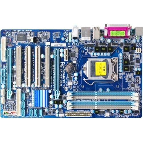 For Gigabyte GA-P55-UD3L Original Used Desktop Motherboard P55-UD3L H55 Socket LGA 1156 DDR3 ATX On Sale