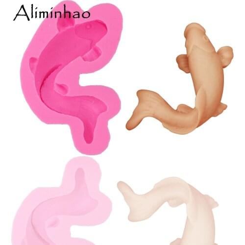DY0021 3D fish DIY Silicone Mold Sugarcraft dessert Candy Chocolate Molds Fondant Cake Decorating Tools