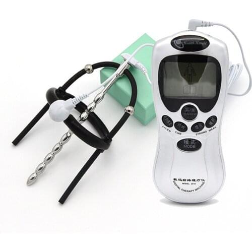 Exotic Accessories Stainless Steel Urethral Catheter Sounds Metal Rod Electro Shock Sex Toys Beaded Penis Plug Ring For Men