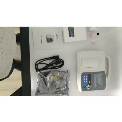 New CE ISO UN8003 Electrocardiograph Three Channel ECG Machine with Touchscreen