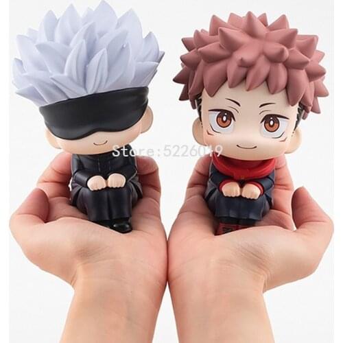 10cm Jujutsu Kaisen Anime Figure Look Up Gojo Satoru Itadori Yuji Action Figure Fushiguro Megumi Kugisaki Nobara Figurine Toys