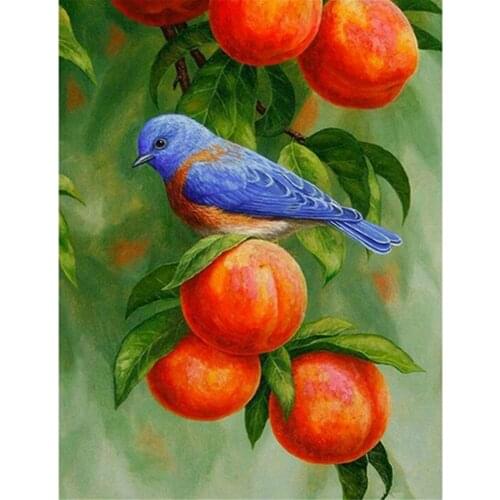 Fruit Strawberry DIY 11CT Embroidery Cross Stitch Kits Needlework Craft Set Printed Canvas Cotton Thread Home Room