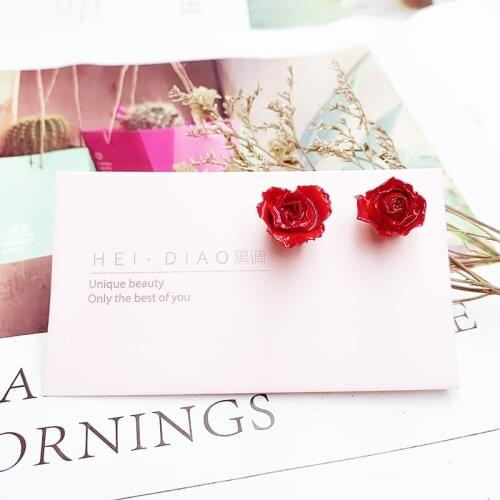 Серьги-гвоздики Hand Stamped China At AliExpress