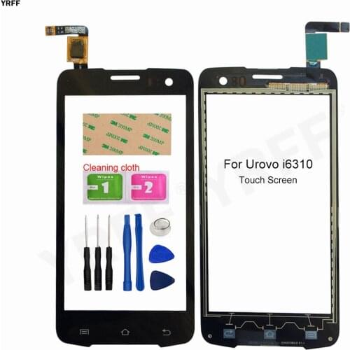 I6310 Glass Panel Lens Sensor For UROVO i6310 i6310B i6310C i6310d Touch Screen Digitizer Assembly Repair Parts