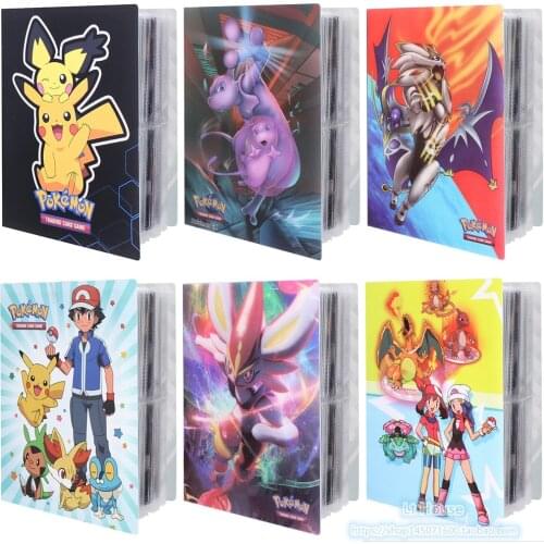 Pokémon 240pcs Game Card Collection Album Cartoon Pikachu VMAX GX EX Anime Collection Binder Large Capacity Card Album Gift