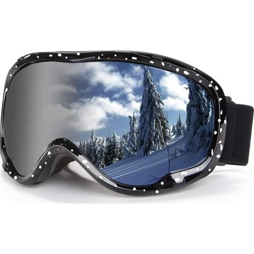 Skiing Eyewear Double Layers Ski Goggles UV400 Anti Fog Ski Mask Case Men Women Winter Snowboard Glasses Snowboarding Snowmobile