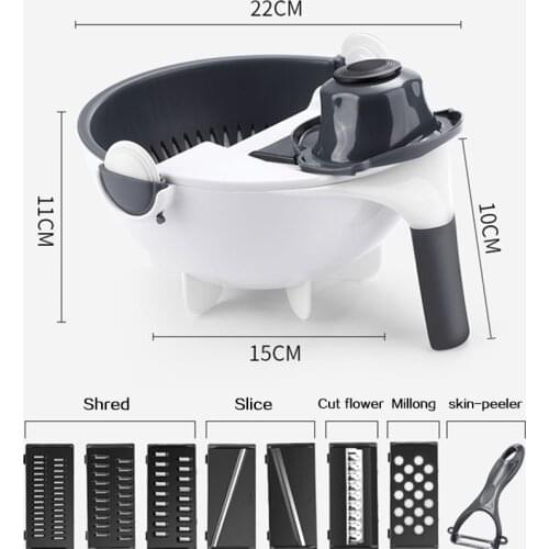 Multi-function grater vegetable shredded potato machine vegetable grater manual cabbage chopper kitchen gadget