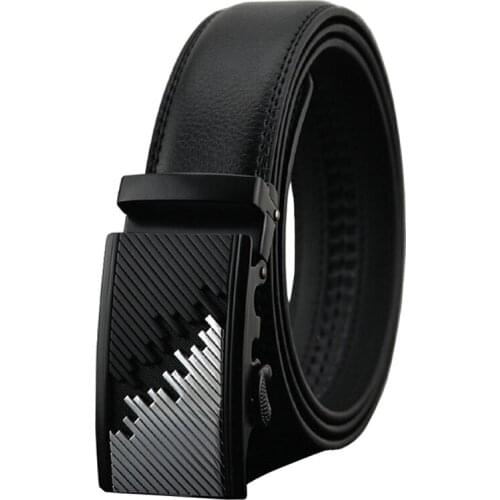 Fashion Genuine Leather Mens Belt 2019 Designer Cowboy Long Black Brown Man Belts with Buckle Women Waist Straps High Quality