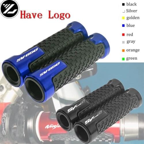 Handle 7/8"22mm Motorcycle handlebar grips & handle bar ends hand cap for Suzuki SV650/S SV650S 1999-2009 SV650 2017 2018 2016